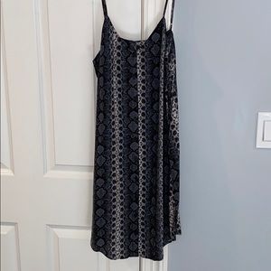 H & M / Divided Snake Skin Slip Dress